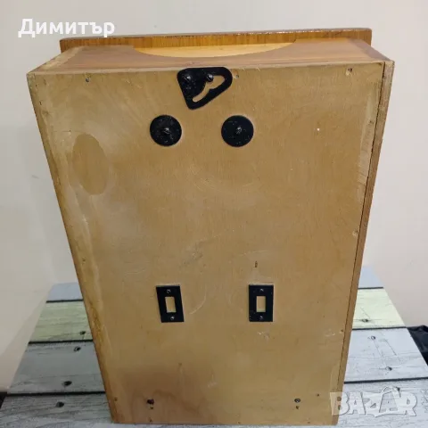 Рядък стенен механичен часовник Янтар (СССР) – работещ, с гонг и ключ, снимка 5 - Антикварни и старинни предмети - 55950852