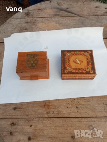 Стари дървени кутии, снимка 1 - Колекции - 39804295