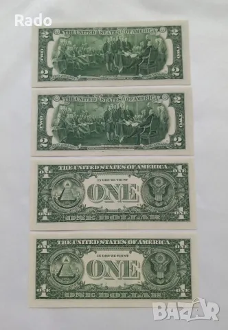 Лот от Колекционерски Долари.  Непрегъвани , снимка 2 - Нумизматика и бонистика - 48787572