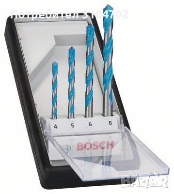 Комплект Bosch многофункционални свредла CYL-9 Multiconstruction-4 части, 2607010521