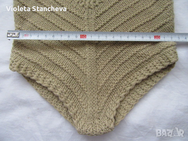 ДОМАШНО ПЛЕТЕНИ БЕБЕШКИ ПАНТАЛОНКИ, снимка 7 - Панталони и долнища за бебе - 36379825