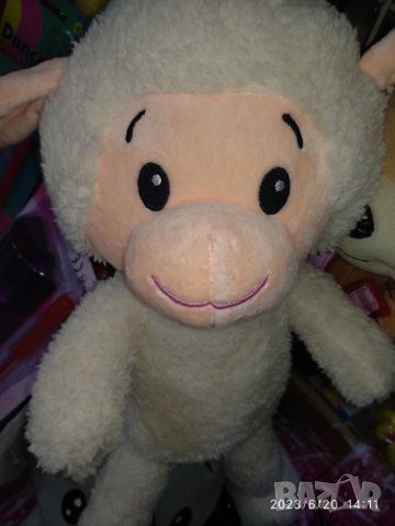 Агне, около 45-48см, снимка 4 - Плюшени играчки - 41287188