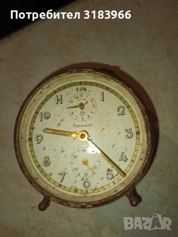 стар немски часовник юнгханс, снимка 4 - Други - 50990277
