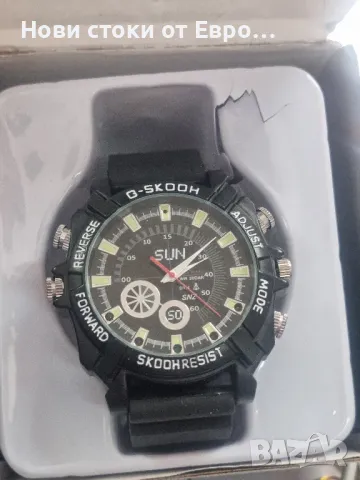 Водонепромoкаем часовник с Full HD камера, снимка 5 - Мъжки - 49463968