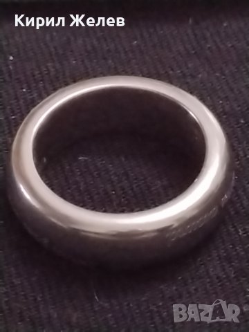 Масивна унисекс халка D&G сребриста с надпис на английски 37399  , снимка 2 - Пръстени - 40413332