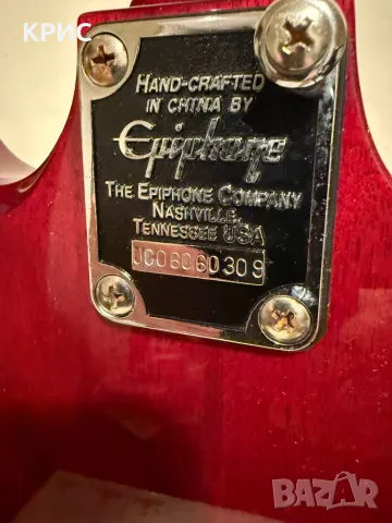 Epiphone EB-0 SG BASS Cherry, снимка 18 - Китари - 48511897