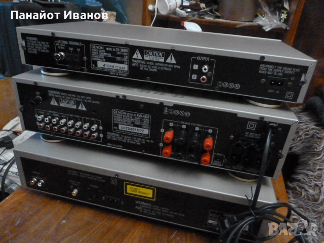 Denon усилвател,тунер,сд плейър PMA-480R,TU-380RD,DCD-615 дистанционно, снимка 10 - Ресийвъри, усилватели, смесителни пултове - 52003484