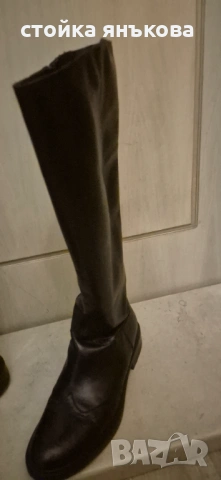 Продавам черни страхотни дамски ботуши, снимка 5 - Дамски ботуши - 53712288
