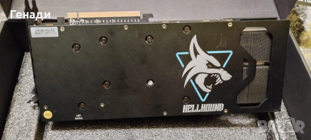 НОВА Radeon RX 6700 XT 12GB Powercolor Hellhound, снимка 2 - Видеокарти - 53344805