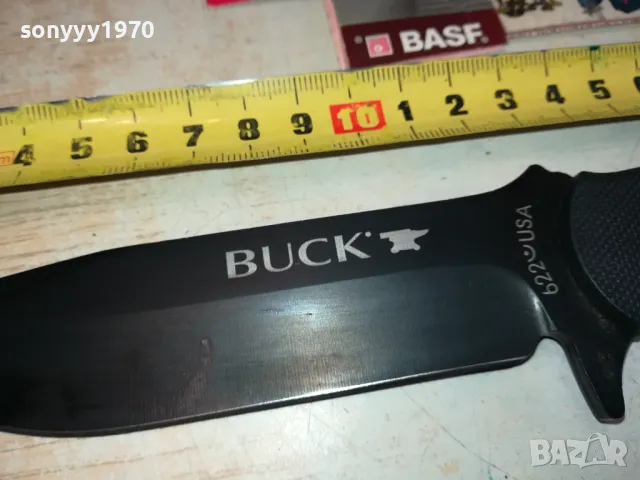 BUCK USA-НОЖ ЧЕРЕН 1303251516, снимка 2 - Ножове - 49480361