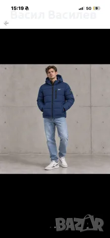 Мъжко яке Reebok, снимка 3 - Якета - 56360107