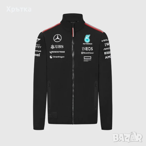 Mercedes AMG F1 Team Softshell - Оригинално мъжко яке р-р XL