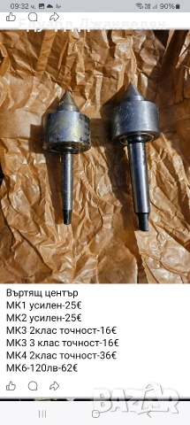 въртящи центри , снимка 2 - Стругове - 53481140