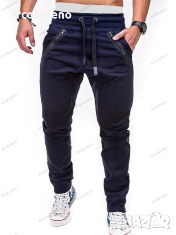 Мъжки карго панталони с шнурове, 6цвята - 023, снимка 7 - Панталони - 40340908