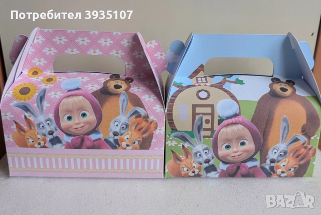 Кутийка за лакомства Маша и мечока