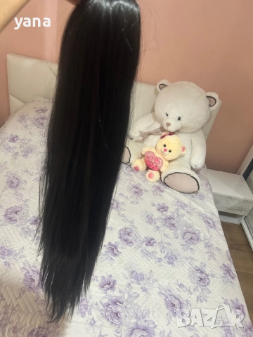 Естествена опашка -200 гр -70 св, снимка 4 - Аксесоари за коса - 52820688