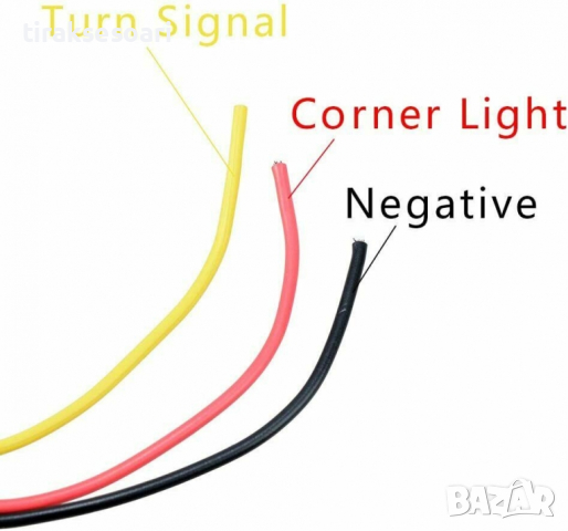 1 брой Диоден Страничен Габарит Обеца За Огледало 3 цвята 12-24V за бус камион ремарке, снимка 6 - Аксесоари и консумативи - 44517904