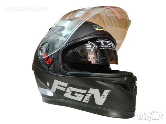 Каска за Мотор със слънчеви очила Два цвята, снимка 6 - Аксесоари и консумативи - 50827083