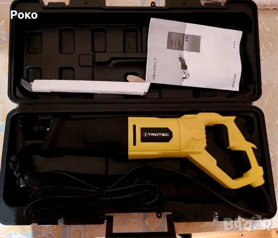 Саблен трион Trotec PRCS 10-850 (850W) с куфар/нов/