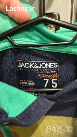 Мъжки суитчер Jack&Jones M, снимка 3 - Спортни дрехи, екипи - 49690779