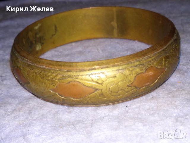 СТАРИННА ОРНАМЕНТИРАНА РЕТРО ГРИВНА от БРОНЗ и МЕД РЪЧНА МАЙСТОРСКА ИЗРАБОТКА 38314, снимка 7 - Антикварни и старинни предмети - 41096221