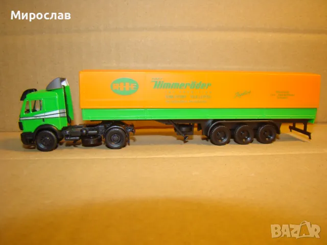 HERPA H0 1/87 MERCEDES BENZ  КАМИОН ТИР МОДЕЛ ИГРАЧКА КОЛИЧКА
