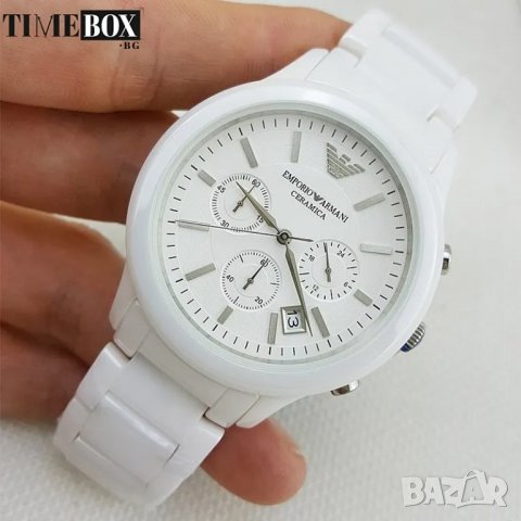 Emporio Armani AR1453 Ceramica Chronograph. Нов мъжки часовник, снимка 2 - Мъжки - 38773418