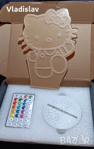 3D LED лампа Spider-Man/Хари Потър/Kuromi/Hello Kitty, снимка 9 - Детски нощни лампи - 52234899