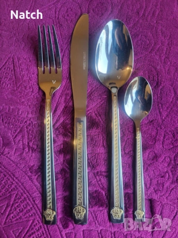 Комплект кухненски съдове за готвене, метало-керамични кухненски ножове и прибори за хранене  , снимка 10 - Прибори за хранене, готвене и сервиране - 52774539