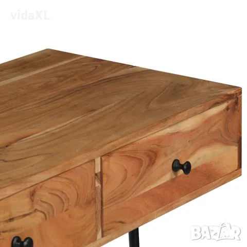 vidaXL Бюро за стена, 90x40x170 см, акациево дърво масив, снимка 3 - Бюра - 56146461