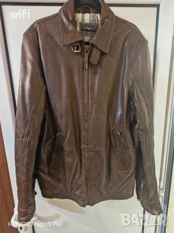 Кожено яке от естествена кожа марка Mario Conti XL