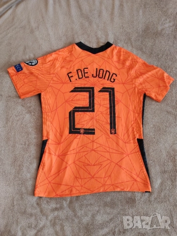 Мъжка футболна тениска NETHERLANDS,F. DE JONG,21,NIKE. , снимка 3 - Тениски - 51798167