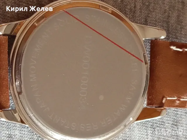 Чисто нов часовник BELLIS с кожена каишка много красив стилен дизайн 49821, снимка 6 - Дамски - 49661425