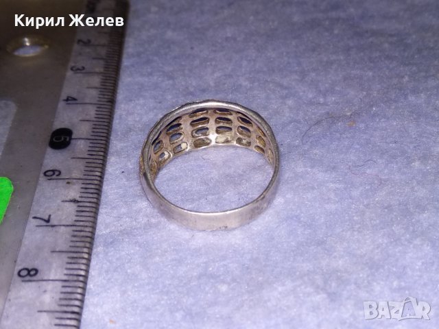 ШАРМАНТЕН АЖУРЕН СРЕБЪРЕН АРТ ПРЪСТЕН СРЕБРО 925 ПРОБА 34224, снимка 7 - Пръстени - 41337093