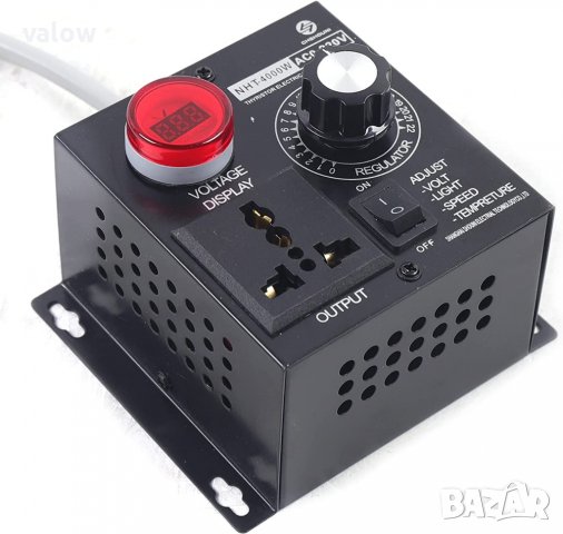 Регулатор на напрежение / обороти за променлив ток 0 до 220V 5kW, снимка 4 - Друга електроника - 39935968