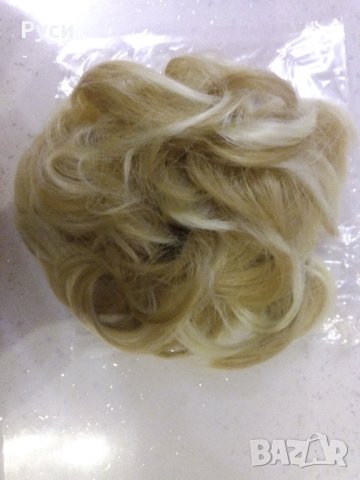 Ластик за коса, изкуствен косъм , снимка 9 - Аксесоари за коса - 39067934