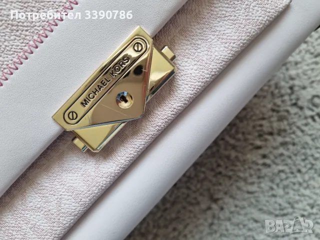 Michael Kors  дамска чанта в розово , снимка 2 - Чанти - 49594514