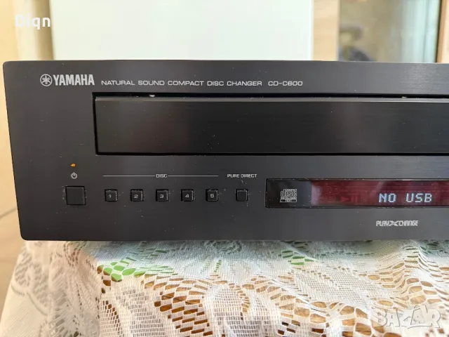 Като нов Yamaha CD-C600 , снимка 11 - Ресийвъри, усилватели, смесителни пултове - 50097582