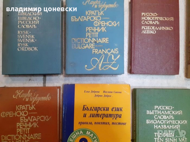 Речник българо- руски,френски,немски,виетнамски,учебници литература, снимка 2 - Чуждоезиково обучение, речници - 53755473