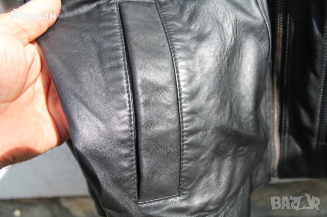 Мъжко кожено яке ''Pierre Cardin '', снимка 10 - Якета - 42435185