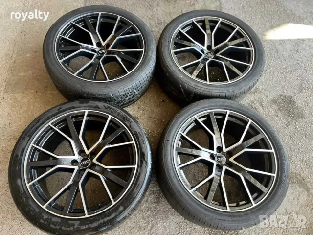 5х112 22 Джанти Audi SQ8 Q8 SQ7 Q7 5x112 Ауди КЮ8 КЮ7 Оригинални, снимка 7 - Аксесоари и консумативи - 51734919
