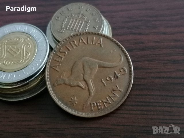 Монета - Австралия - 1 пени | 1949г.