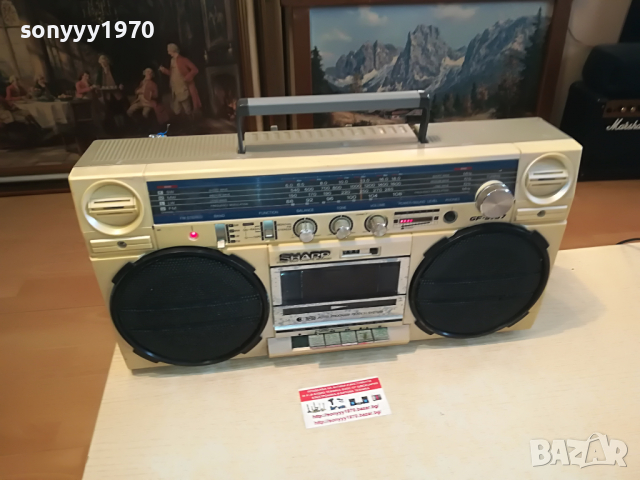 sharp gf-5757 auto program search system 2003220917, снимка 7 - Радиокасетофони, транзистори - 36165647