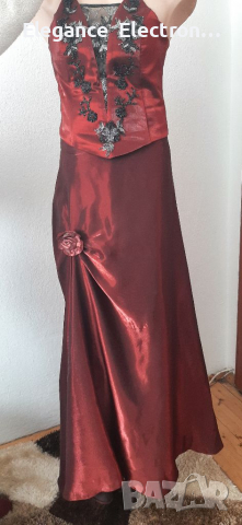 Официална Рокля за Абитуриенски бал. Цвят Бордо