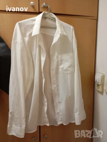 Мъжка риза бяла , снимка 1