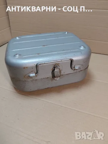 Соц Стара Руска Метална Кутия За Туристически Газов Котлон 1.800кг. НОМЕР 782., снимка 8 - Антикварни и старинни предмети - 56107122
