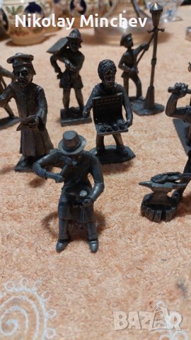 Колекция калаени фигури" Стари занаяти ", снимка 5 - Колекции - 41860623