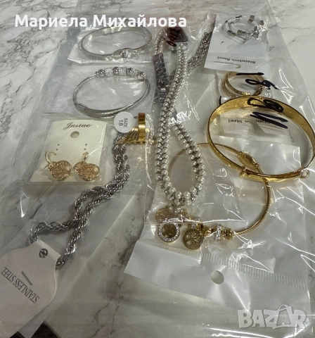 Мистериозна торбичка с бижута с 10бр висококачествени бижута., снимка 12 - Бижутерийни комплекти - 52723865