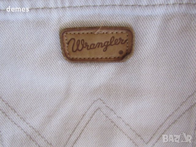 Светли дънки Wrangler размер 34, снимка 7 - Дънки - 35961179