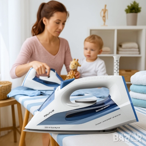 Парна ютия Taurus Bali 3200 Ceramic, снимка 6 - Ютии - 51925628